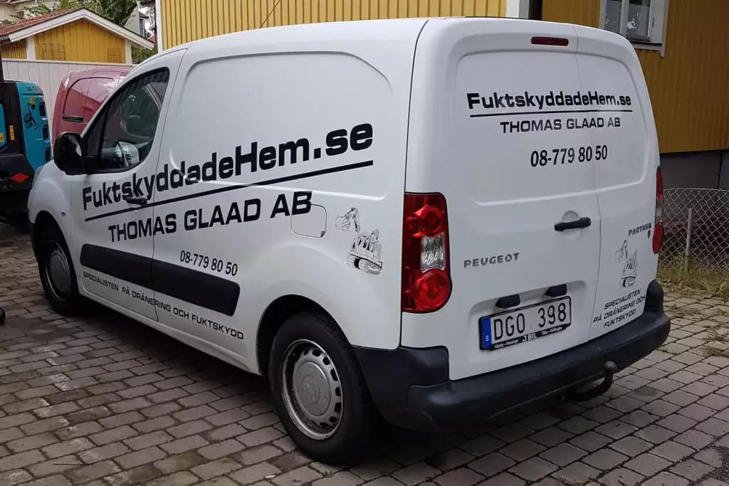 FuktskyddadeHems servicebil